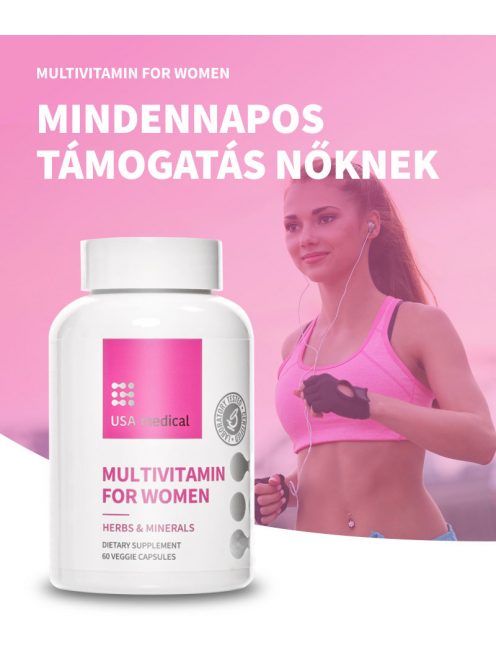 USA medical MULTIVITAMIN nőknek kapszula 60 db