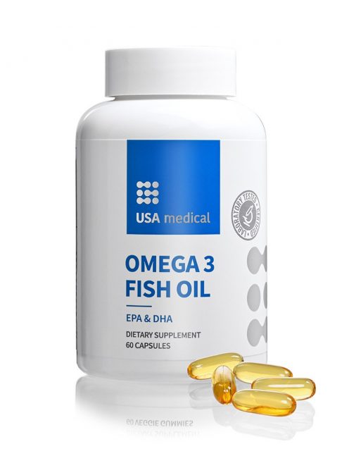 USA medical OMEGA-3 FISH OIL kapszula 60 db