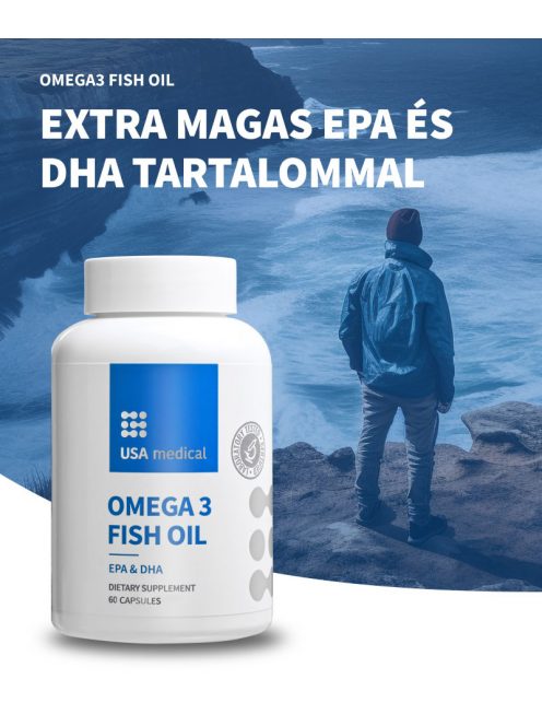 USA medical OMEGA-3 FISH OIL kapszula 60 db