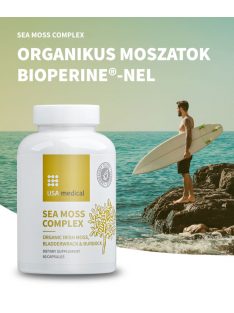   USA Medical Organikus moszatok bojtorjángyökérrel és BioPerine®-nel – 60 db